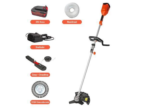 Veiling - Accu Bosmaaier 21 volt, Tuin en Terras, Hand-tuingereedschap