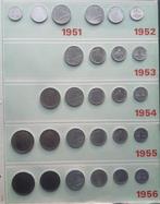 Italië, Republiek 6 Serie complete monete dal 1951 al 1956