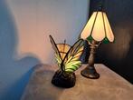 2x Tiffany stijl tafellamp glas in lood - Tafellamp (2) -