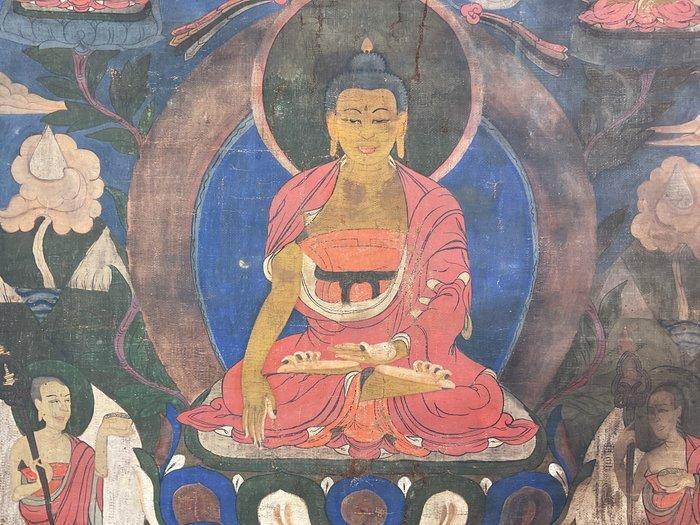 Shakyamuni Boeddha, omringd door andere Boeddhas - Nepal of, Antiek en Kunst, Antiek | Overige Antiek