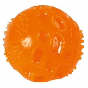 Ball toyfastic, squeaky oranje Ø6cm - kerbl, Dieren en Toebehoren, Honden-accessoires