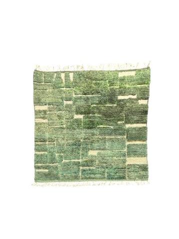 Moroccan Green Berber Beni ourain rug, Authentic Moroccan