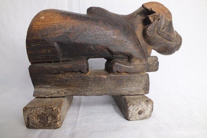 Nandi/Koe - Hout - India - Begin 20e eeuw, Antiek en Kunst, Kunst | Niet-Westerse kunst