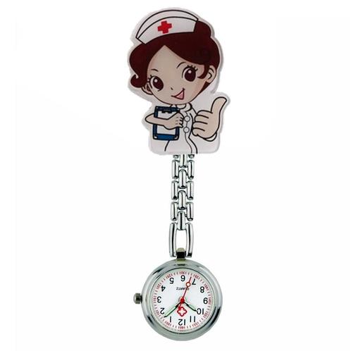 Fako® - Verpleegstershorloge - Acryl - Zuster Clipboard, Handtassen en Accessoires, Horloges | Dames, Verzenden