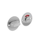 WC slot rond 50mm geborsteld RVS, Doe-het-zelf en Bouw, Ophalen of Verzenden, Nieuw, Slot