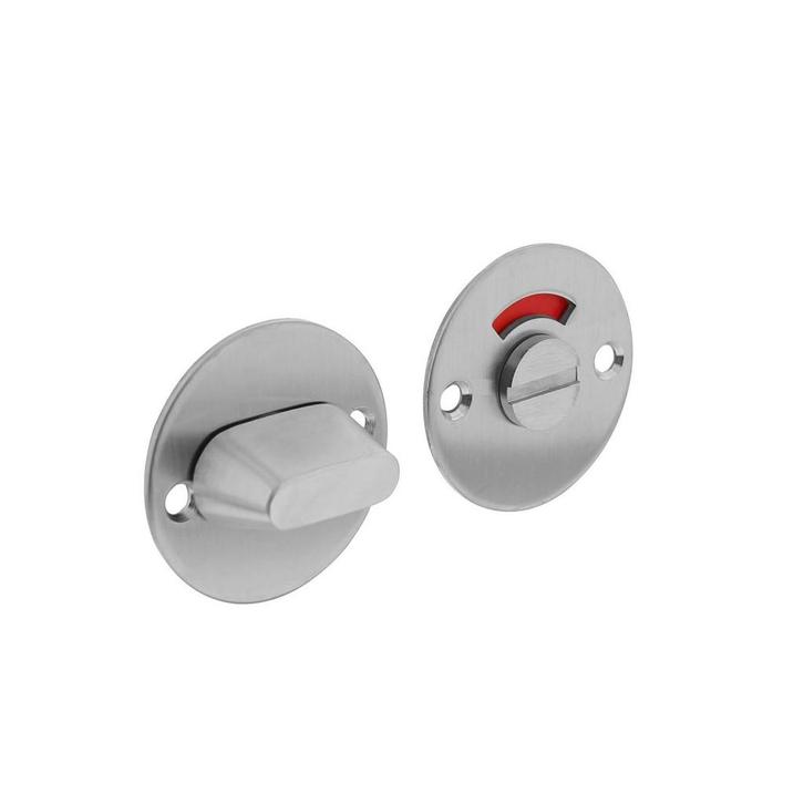 WC slot rond 50mm geborsteld RVS, Doe-het-zelf en Bouw, Hang- en Sluitwerk, Slot, Nieuw, Ophalen of Verzenden