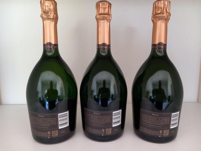 Ruinart, R de Ruinart - Champagne Brut - 3 Flessen (0.75, Verzamelen, Wijnen