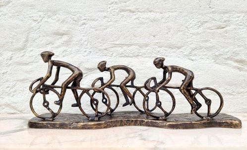 Figurine - cyclists - Bronze, Antiek en Kunst, Kunst | Designobjecten