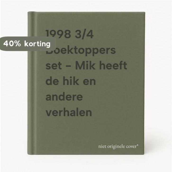 1998 3/4 Boektoppers set - Mik heeft de hik en andere, Boeken, Kinderboeken | Jeugd | 13 jaar en ouder, Gelezen, Verzenden
