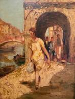 Achille Bozzato (1886-1954) - Chioggia, Antiek en Kunst, Kunst | Schilderijen | Klassiek