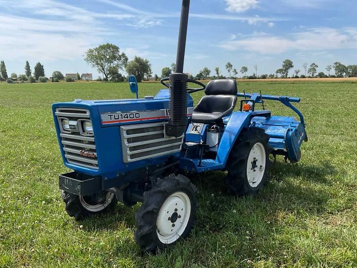 Iseki TU1400 Minitractor met grondfrees, Zakelijke goederen, Landbouw | Tractoren