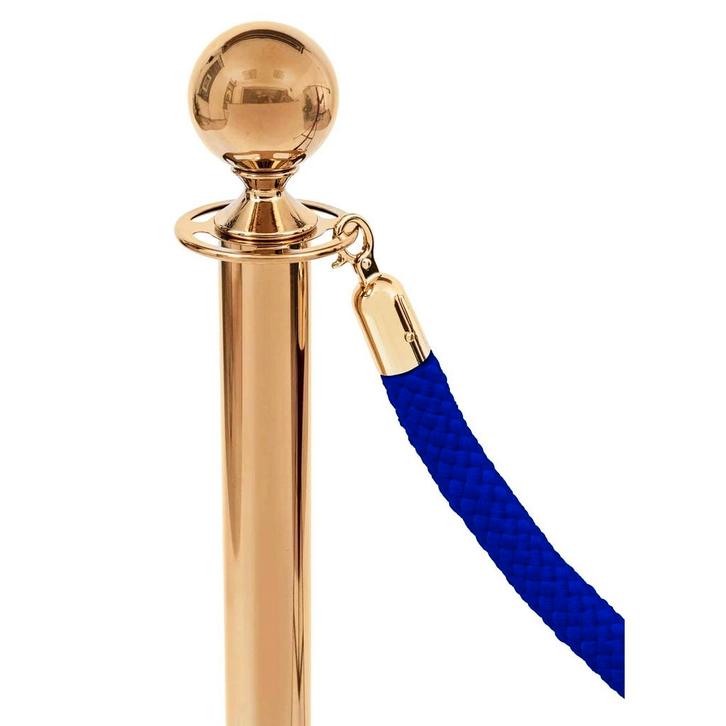 Afzetkoord | Goudkleurig/Blauw (Geweven) | 150cm Luxus, Zakelijke goederen, Horeca | Keukenapparatuur, Nieuw in verpakking, Verzenden