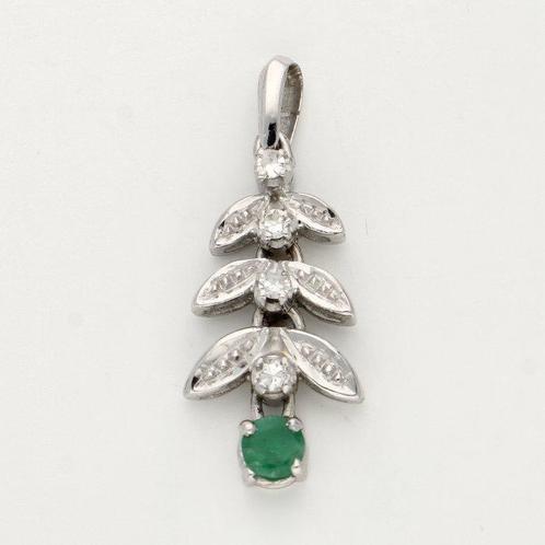 Zonder Minimumprijs - UnoAErre - Hanger - 18 karaat Witgoud, Handtassen en Accessoires, Antieke sieraden