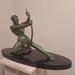 Jean De Roncourt(1869-1937) - sculptuur, Le bendeur - 38 cm, Antiek en Kunst