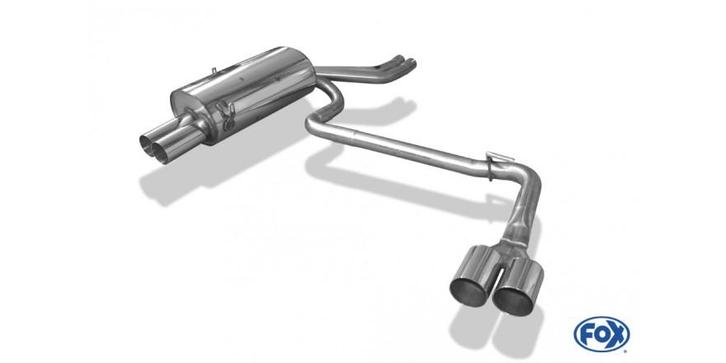 FOX BMW E46 320/ 323/ 325/ 328/ 330 einddemper uitgang recht, Auto-onderdelen, Uitlaatsystemen, Nieuw, Verzenden
