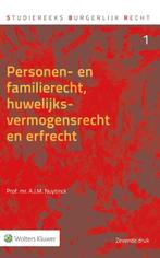 Personen- en familierecht, huwelijksvermogensrecht en, Boeken, Verzenden, Zo goed als nieuw, A.J.M. Nuytinck