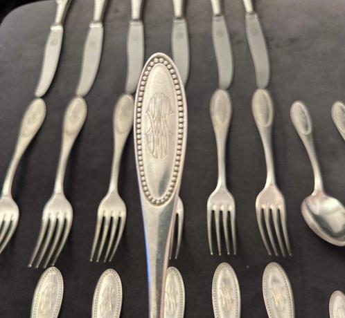 denish - Bestekset - .800 zilver, Antiek en Kunst, Antiek | Zilver en Goud