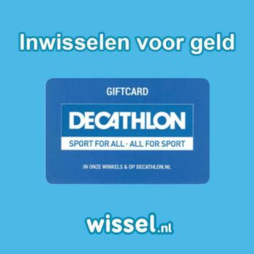 Je Decathlon cadeaubonnen inwisselen in voor geld