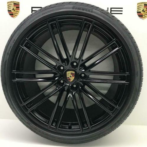 Porsche Cayenne(E3) ORIGINELE 22inch Turbo IV GTS met banden, Autos : Pièces & Accessoires, Pneus & Jantes, Enlèvement