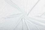 Aanbiedingsprijzen! Velours stof wit, Hobby en Vrije tijd, 200 cm of meer, Nieuw, Polyester, Ophalen of Verzenden