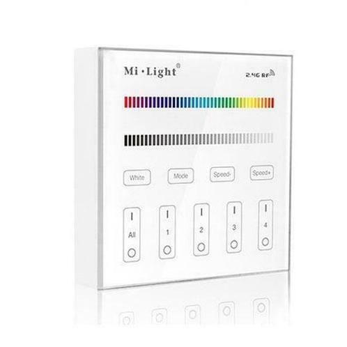 Wandbediening slimme verlichting - 4 groepen - RGB+ WIT, Huis en Inrichting, Lampen | Overige, Verzenden