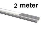 LED Profiel 2 meter - 7mm slim - plat model, Doe-het-zelf en Bouw, Metalen, Nieuw, Verzenden
