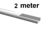 LED Profiel 2 meter - 7mm slim - plat model, Verzenden