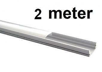 LED Profiel 2 meter - 7mm slim - plat model, Doe-het-zelf en Bouw, Metalen, Verzenden