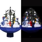 vidaXL Kerstboom sneeuwend met paraplubasis 75 cm PVC blauw, Verzenden, Nieuw