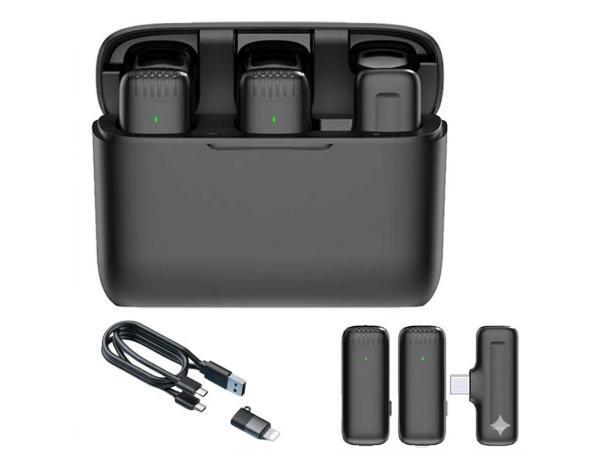 Veiling - Draadloze Microfoon Set  - Lavalier - Windshields, Muziek en Instrumenten, Microfoons