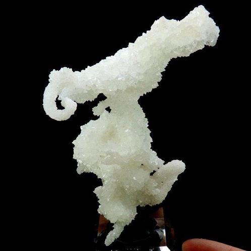 Stalactite de calcite Santa Eulalia, Chihuahua, Mexico -, Verzamelen, Mineralen en Fossielen