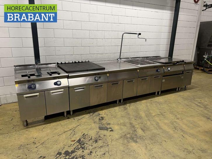RVS Electrolux Baklijn Dubbele friteuse Doorkookplaat Bain, Zakelijke goederen, Horeca | Keukenapparatuur, Ophalen of Verzenden