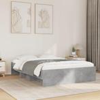 vidaXL Bedframe bewerkt hout betongrijs 120x200 cm, Huis en Inrichting, Slaapkamer | Bedden, Verzenden, Nieuw