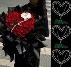 Hartframe medium voor boeket 24x26 cm 33 bloemen, Nieuw