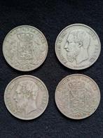 Belgique. Léopold II. 5 Francs 1873 (2 variants Mor# 160 and