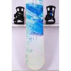 149 dames snowboard BEACH MOUNTAIN CRYSTAL, White/blue, FLAT, Sport en Fitness, Snowboarden, Verzenden, Nieuw