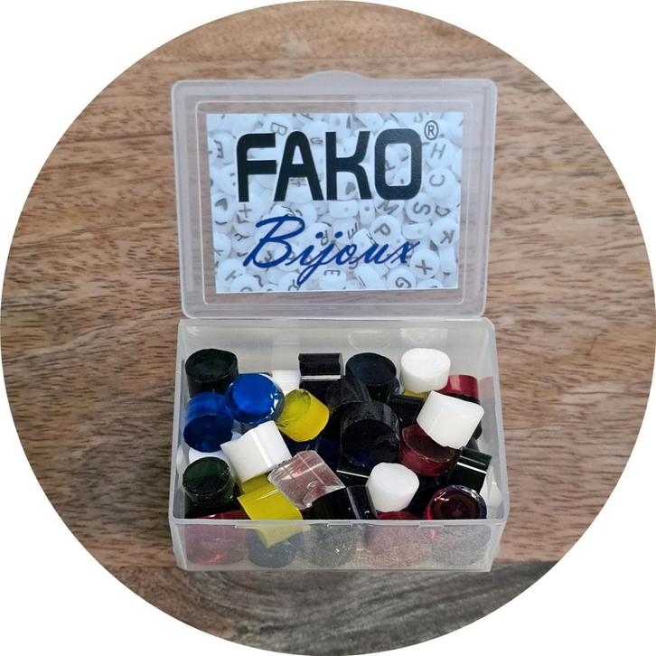 Fako Bijoux - Millefiori Glas - Sieraden Maken - 7-12mm - 50, Hobby en Vrije tijd, Kralen en Sieraden maken, Verzenden