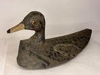 Lokeend - Raro Decoy Europeo Primitivo circa 1880–1920 –