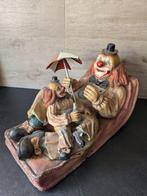 Arpi - Figure - 2 clowns - 50 cm - Composite, Antiquités & Art, Curiosités & Brocante