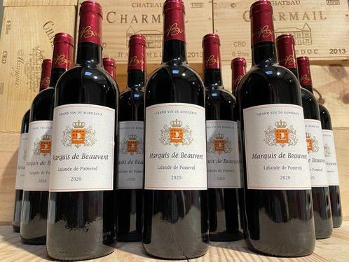 2020 Château Marquis de Beauvent - Lalande-de-Pomerol - 12, Verzamelen, Wijnen