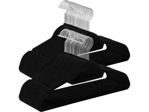 Veiling - 50 kleding hangers zwart fluweel, Kleding | Dames, Kledinghangers