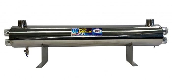 Uv-c filter RVS 220w lamp 6/4 10800l/u, Jardin & Terrasse, Pompes à eau, Enlèvement ou Envoi