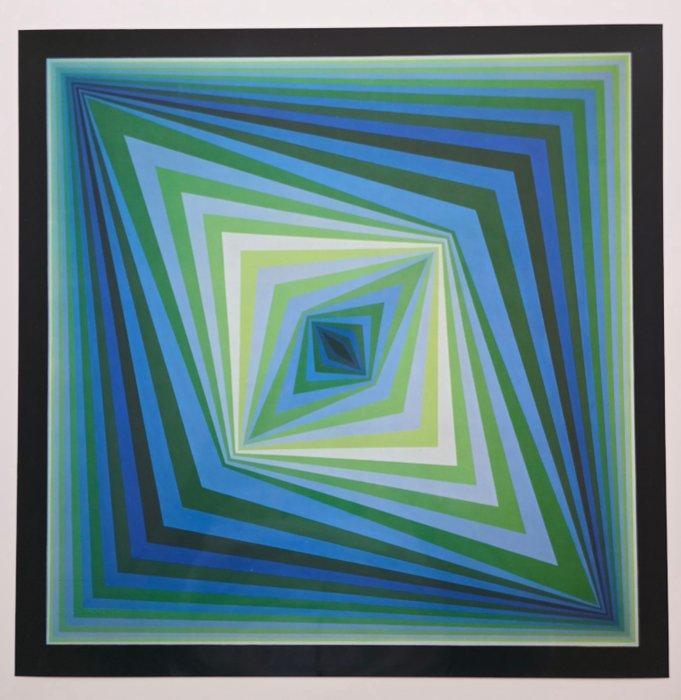Victor Vasarely (1906-1997) - Rhombus , 1968, tirage rare, Antiquités & Art, Antiquités | Autres Antiquités