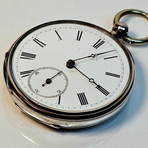 Ancre Ligne Droite Genève - 1890. - pocket watch No Reserve, Handtassen en Accessoires, Horloges | Heren