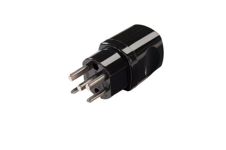 Martin Kaiser Black 5-Pole Swiss Plug Type 25/16 Amp With, Doe-het-zelf en Bouw, Elektriciteit en Kabels, Verzenden
