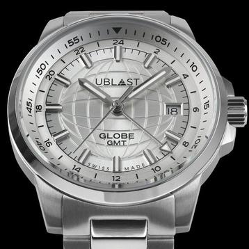 Ublast - Globe GMT - Swiss Made - REF.UBGLO40SV - Ltd