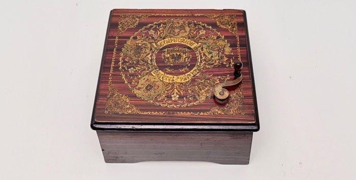 Symphonion - schijfmuziekdoos - Duitsland - 1850-1900 - Met, Musique & Instruments, Instruments à vent | Flûtes à bec