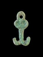 Viking periode Brons Anker Amulet, Antiquités & Art