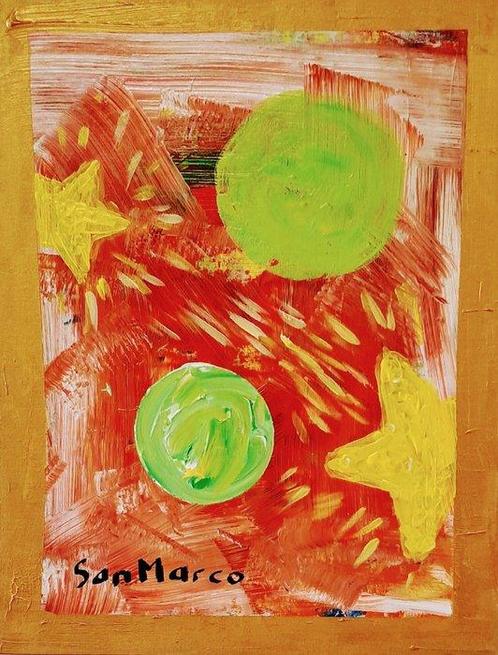 Enzo San Marco (1992) - Voyage, Voyage, Antiek en Kunst, Kunst | Schilderijen | Modern