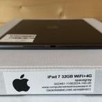 Apple iPad 7 zwart 32GB 10.2 WiFi (4G) + garantie, Informatique & Logiciels, Apple iPad Tablettes, Ophalen of Verzenden